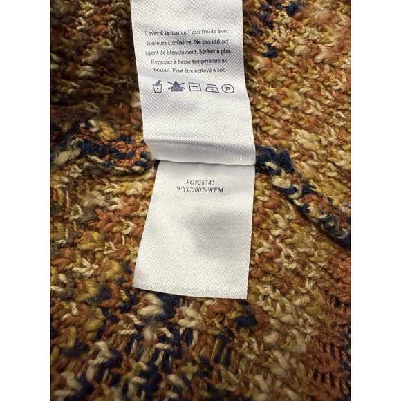 Faherty B.YELLOWTAIL Women's Lodge Cardigan Aztec Cotton Coat Boho.Sz S - Picture 11 of 13